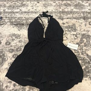 New with tags halter romper.